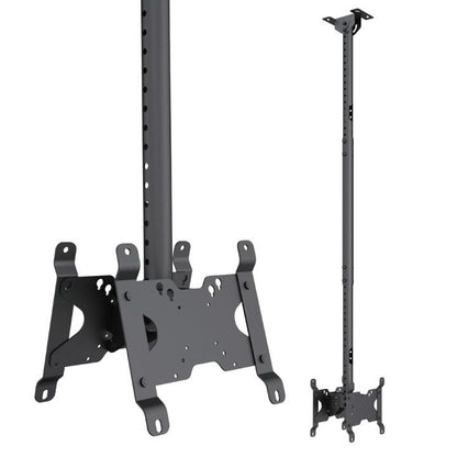 Dim Gray Multibrackets M Public Ceilingmount Small Back to Back Black 1500