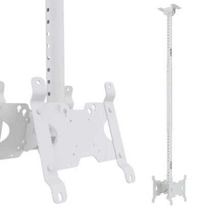 Light Gray Multibrackets M Public Ceilingmount Small Back to Back White 1500