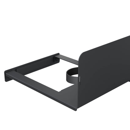 Dark Slate Gray Multibrackets Side Shelf Mediaholder Motorized Public Floorstands 160kg