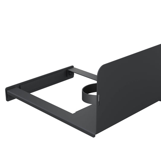 Dark Slate Gray Multibrackets Side Shelf Mediaholder Motorized Public Floorstands 160kg