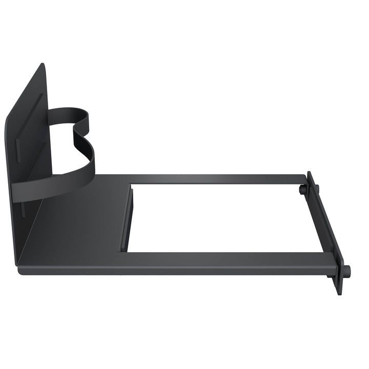 Dark Slate Gray Multibrackets Side Shelf Mediaholder Motorized Public Floorstands 160kg
