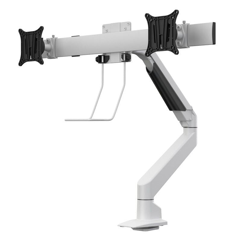 Gray Multibrackets M VESA 75 100 Duo Crossbar with handle White