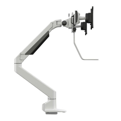 Gray Multibrackets M VESA 75 100 Duo Crossbar with handle White