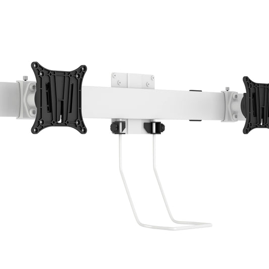 Light Gray Multibrackets M VESA 75 100 Duo Crossbar with handle White
