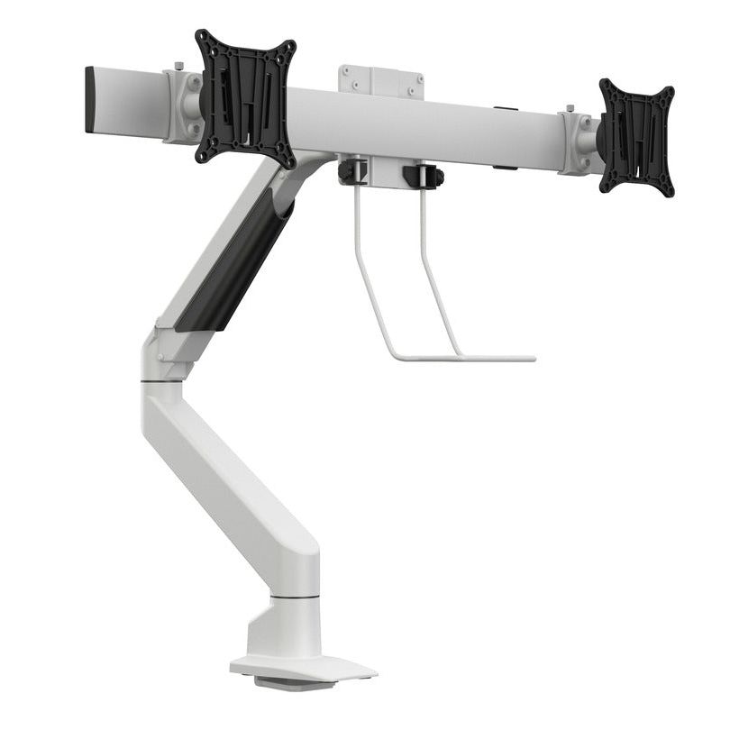 Gray Multibrackets M VESA 75 100 Duo Crossbar with handle White