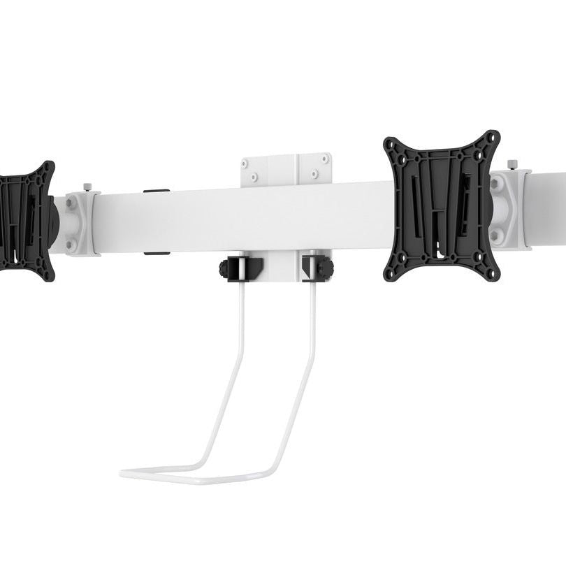 Light Gray Multibrackets M VESA 75 100 Duo Crossbar with handle White