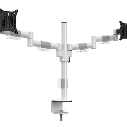 Light Gray Multibrackets M VESA Deskmount Officeline Dual White