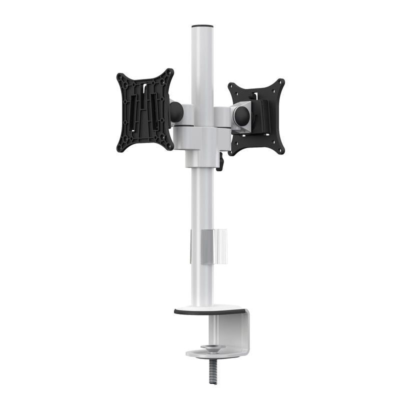 Dark Slate Gray Multibrackets M VESA Deskmount Officeline Dual B2B White