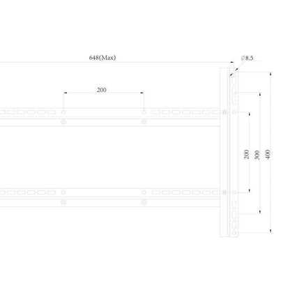 Lavender Multibrackets M VESA Extension Kit Full Motion 600x400