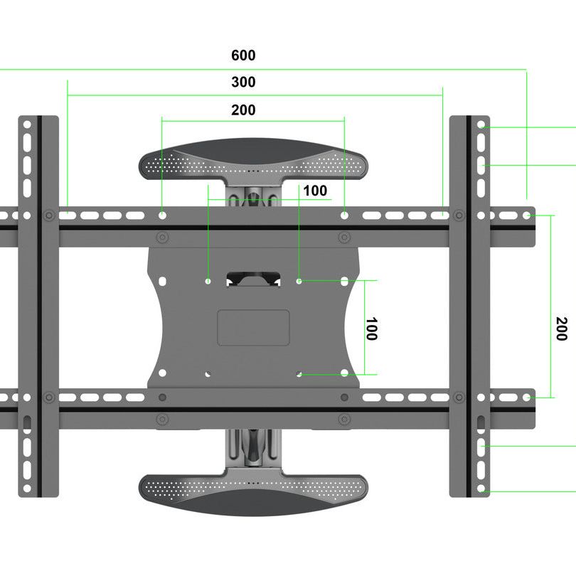 Dim Gray Multibrackets M VESA Extension Kit Full Motion 600x400