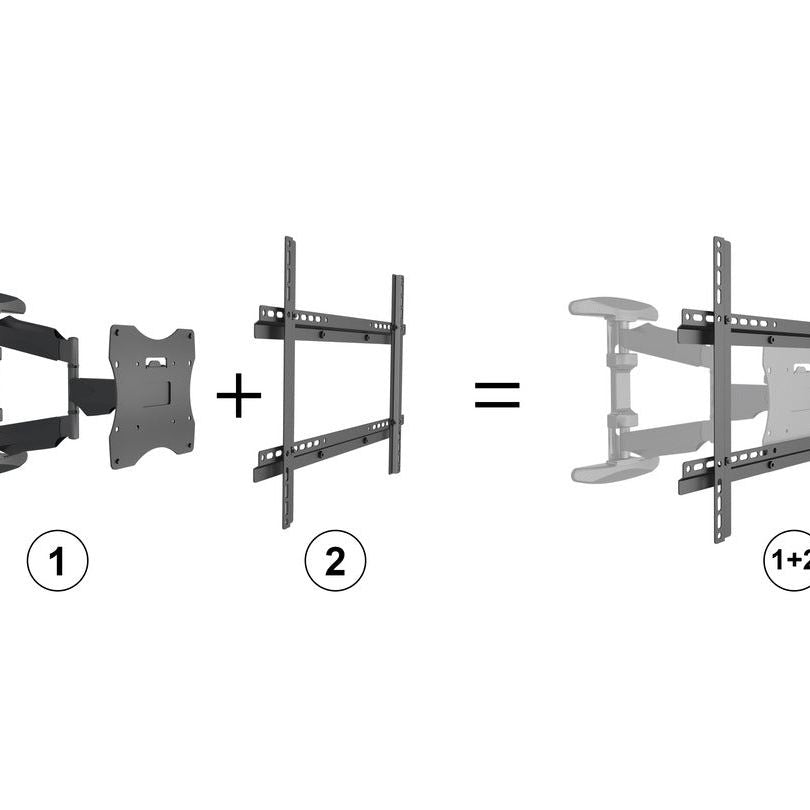 Dim Gray Multibrackets M VESA Extension Kit Full Motion 600x400