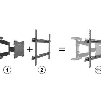 Dim Gray Multibrackets M VESA Extension Kit Full Motion 600x400
