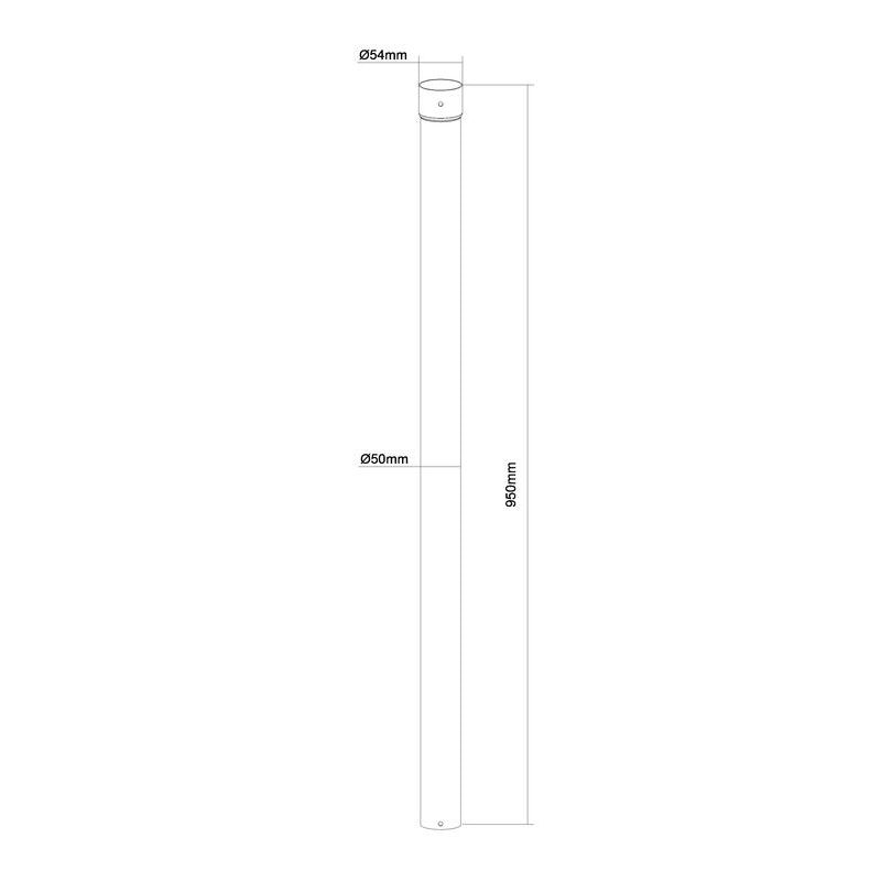 Light Gray Multibrackets M Projector Mount HD - Extension Poles 2x 950mm