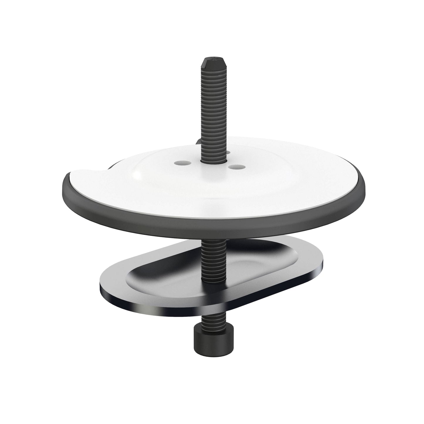Dark Slate Gray Multibrackets M VESA Deskmount Officeline Grommet Base White