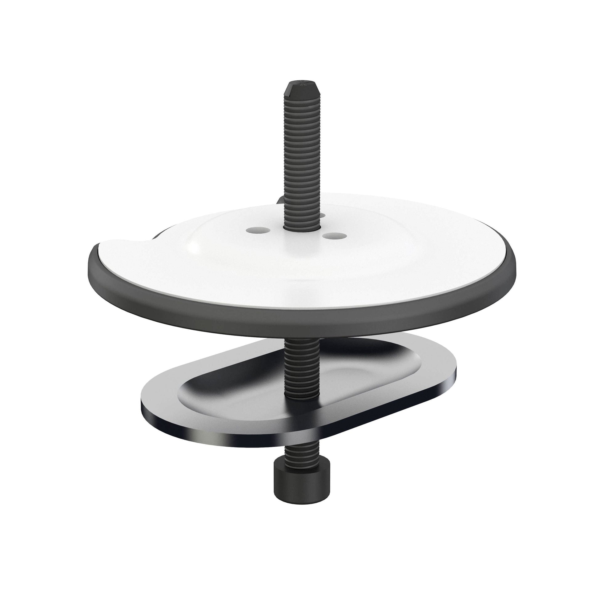 Dark Slate Gray Multibrackets M VESA Deskmount Officeline Grommet Base White