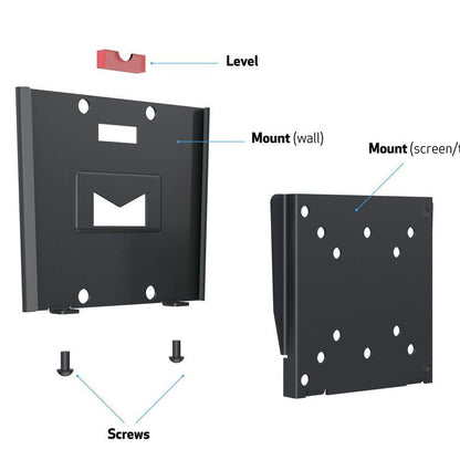 Dark Slate Gray Multibrackets M VESA Wallmount I Black 50x50 75x75 100x100