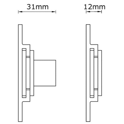 Lavender Multibrackets M Universal Wallmount Super Slim Silver Small