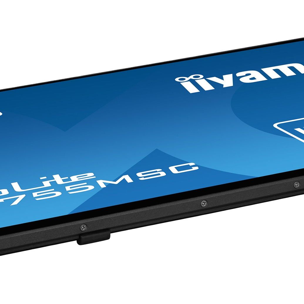 Dark Cyan iiyama ProLite T2755MSC-B1 computer monitor 68.6 cm (27") 1920 x 1080 pixels Full HD LED Touchscreen Tabletop Black