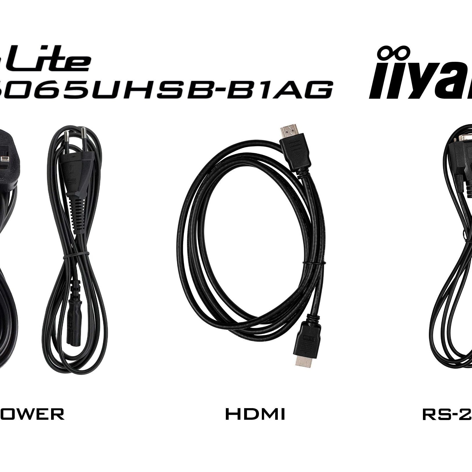 Black iiyama LH5065UHSB-B1AG Signage Display Digital signage flat panel 125.7 cm (49.5") LCD Wi-Fi 800 cd/m² 4K Ultra HD Black Built-in processor Android 11 24/7