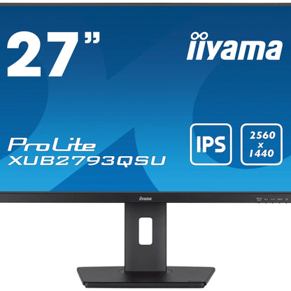 Dark Cyan iiyama XUB2793QSU-B7 27" WQHD 2560 x 1140 IPS LED Desktop Monitor