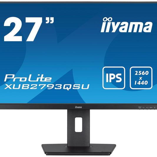 Dark Cyan iiyama XUB2793QSU-B7 27" WQHD 2560 x 1140 IPS LED Desktop Monitor