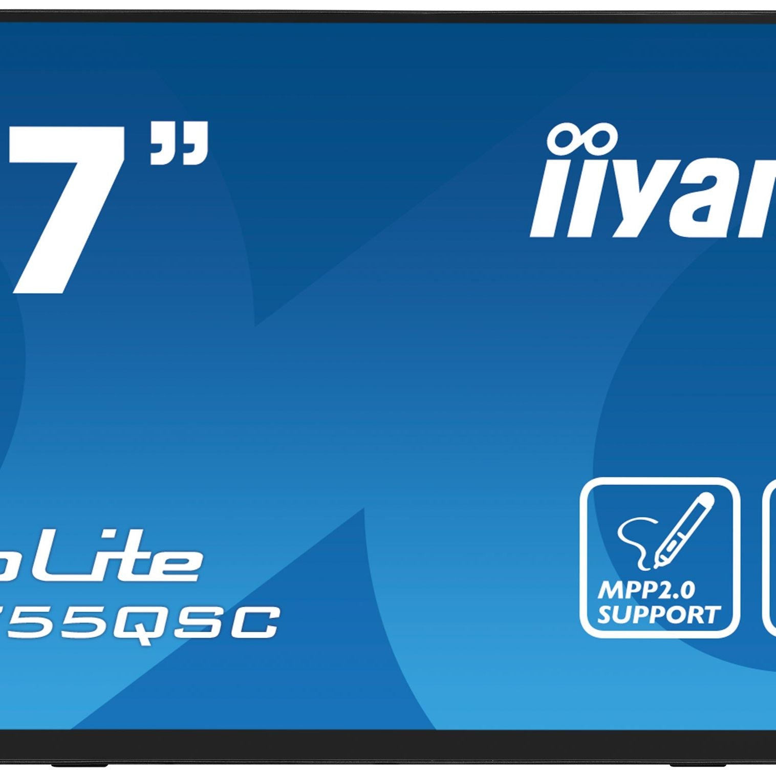 Dark Cyan iiyama ProLite T2755QSC-B1 computer monitor 68.6 cm (27") 2560 x 1440 pixels Full HD LCD Touchscreen Black