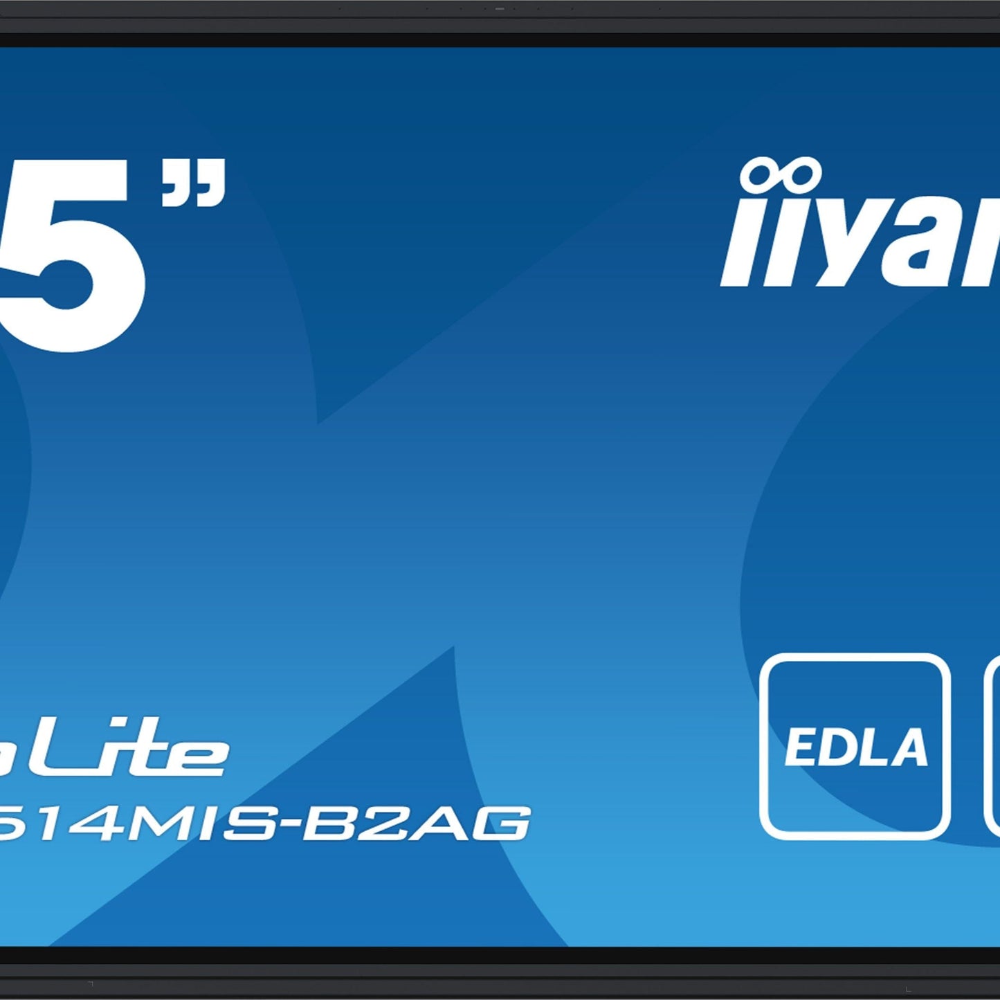 Dark Cyan iiyama PROLITE TE7514MIS-B2AG 75" 4K UHD 75" Google EDLA Certified Interactive Display