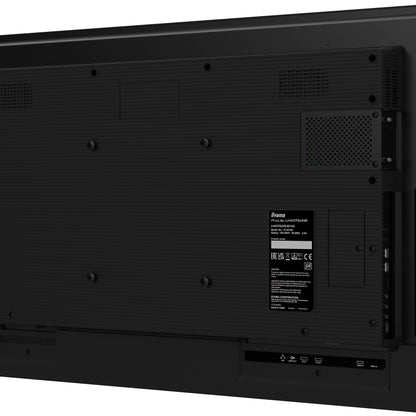 Black iiyama LH5065UHSB-B1AG Signage Display Digital signage flat panel 125.7 cm (49.5") LCD Wi-Fi 800 cd/m² 4K Ultra HD Black Built-in processor Android 11 24/7