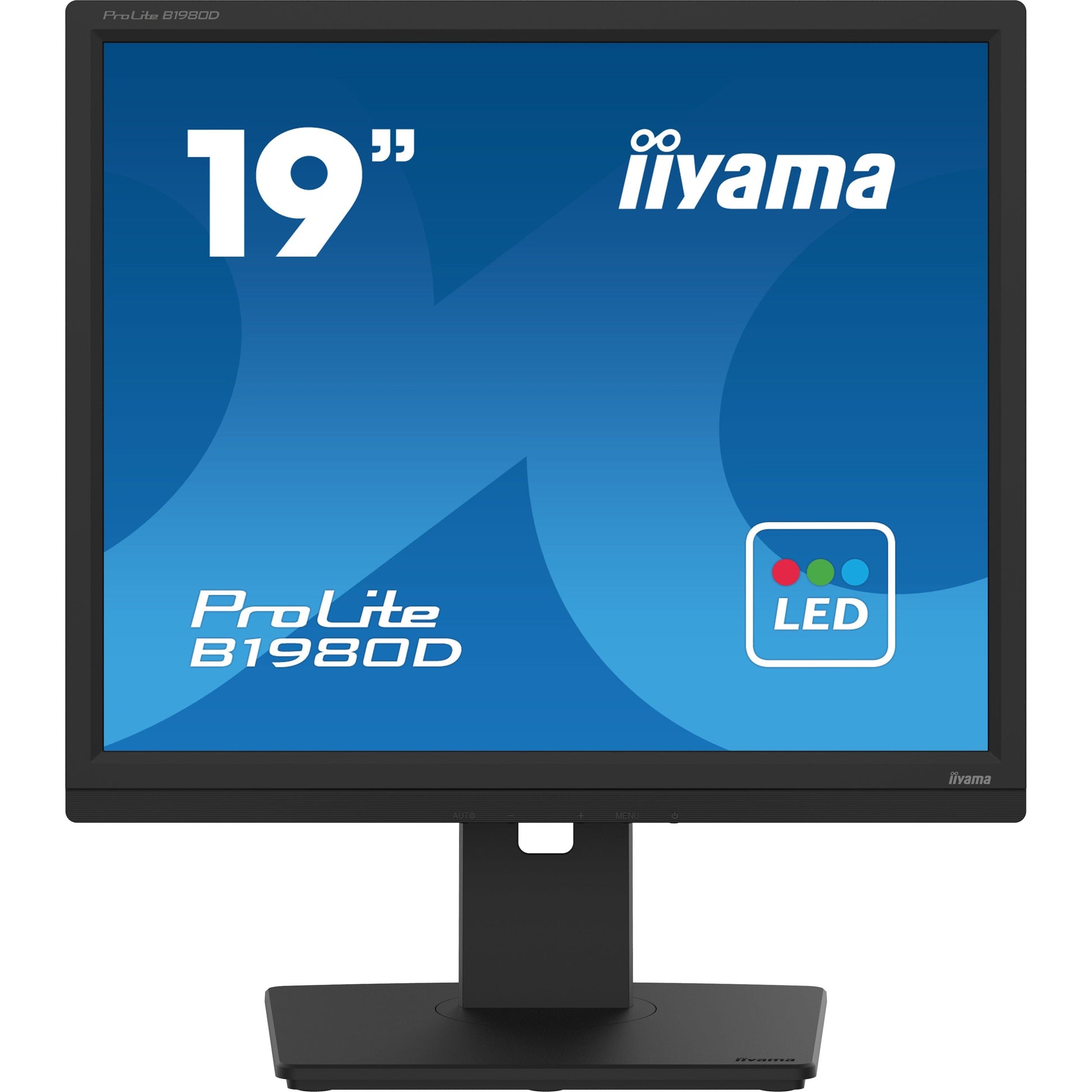 Dark Cyan iiyama ProLite B1980D-B5 19" Monitor designed for business, is an impressive LED-backlit monitor with height adjustable stand.