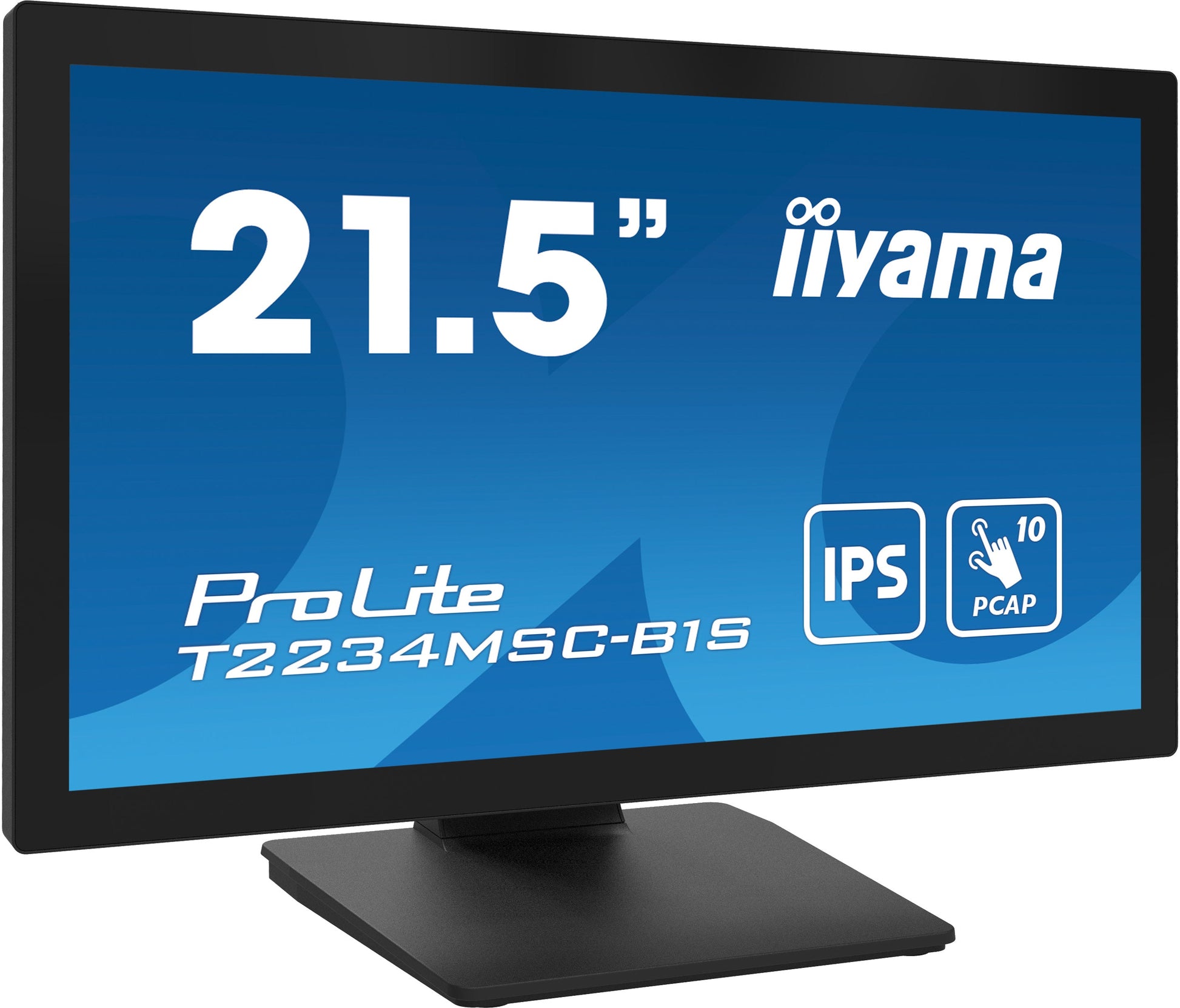 Dark Cyan iiyama ProLite T2234MSC-B1S 22" Full HD 10pt PCAP IPS Touchscreen with Anti Fingerprint Coating