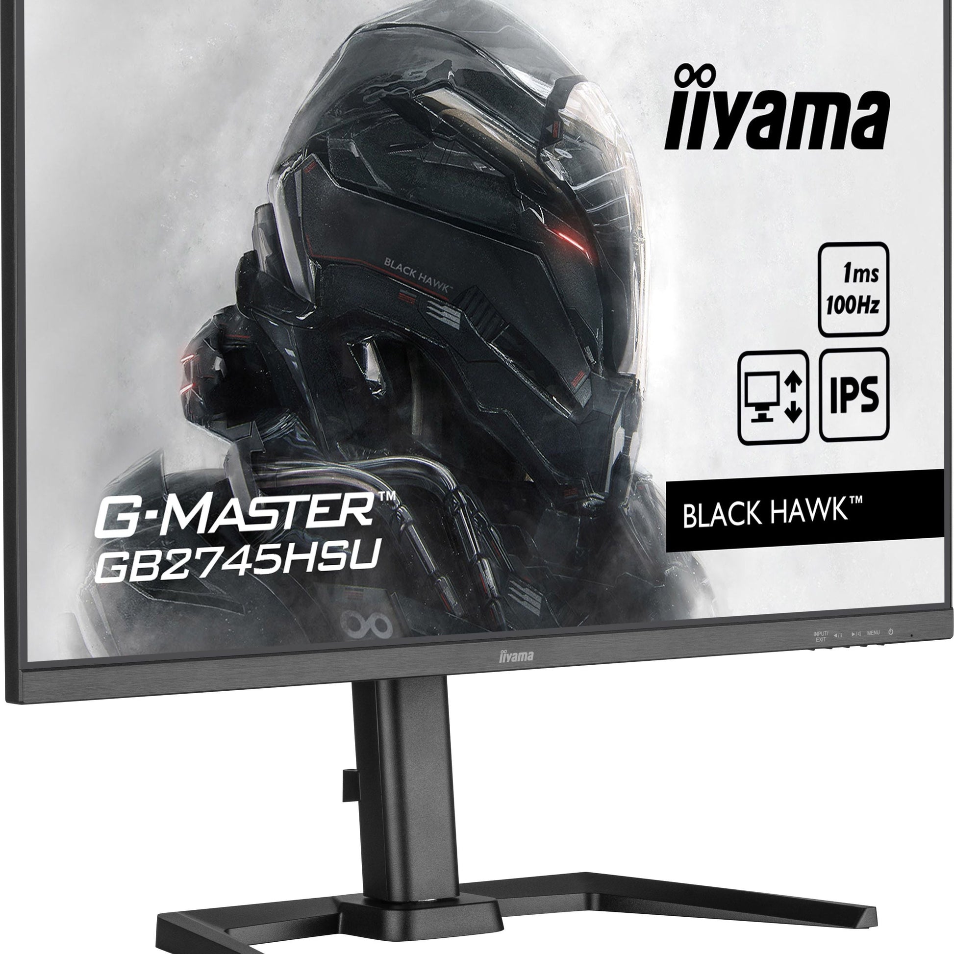 Light Gray iiyama G-MASTER GB2745HSU-B2 LED display 68.6 cm (27") 1920 x 1080 pixels Full HD Black