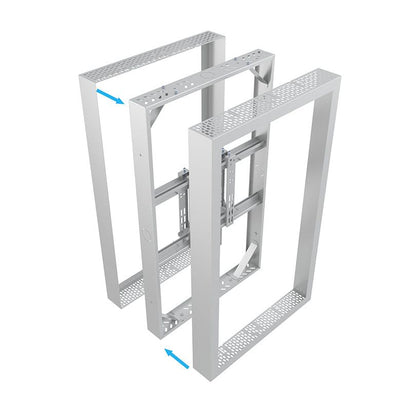 Gray Multibrackets M Pro Series Enclosure 43" High Brightness Frame White