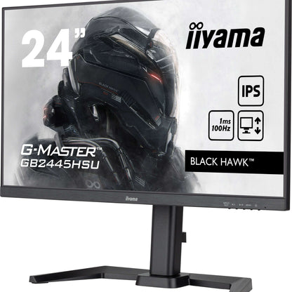 Light Gray iiyama G-MASTER GB2445HSU-B2 LED display 60.5 cm (23.8") 1920 x 1080 pixels Full HD Black