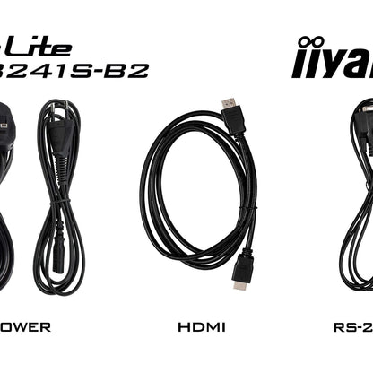 Black iiyama LH3241S-B2 Signage Display Kiosk design 80 cm (31.5") LED 350 cd/m² Full HD Black 24/7