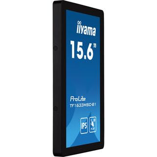 Dark Cyan iiyama ProLite TF1633MSC-B1 15.6" PCAP Full HD Touch Screen Display