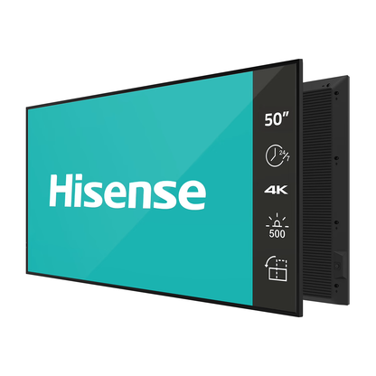 Light Sea Green Hisense 50DM66D 50" 4K UHD IPS 24/7 Digital Signage Display