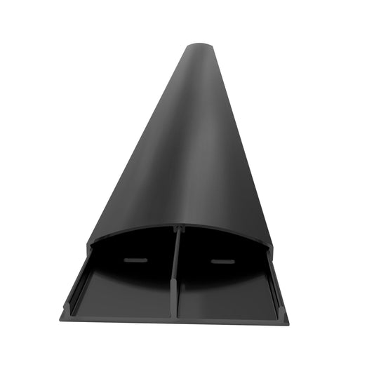 Dark Slate Gray Multibrackets M Cable Cover SS Black 75mm W - 1100mm L
