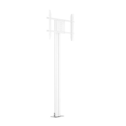 White Smoke Multibrackets M Public Display Floormount Fixed Base Silver
