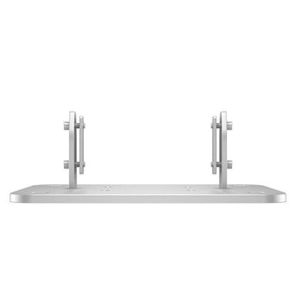 Gray Multibrackets M Public Display Floormount Fixed Base Silver