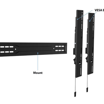 Dark Slate Gray Multibrackets M VESA Wallmount Super Slim Tilt 600 MAX