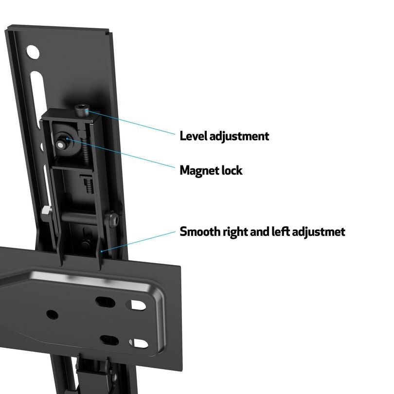 Dark Slate Gray Multibrackets M VESA Wallmount Super Slim Tilt 600 MAX