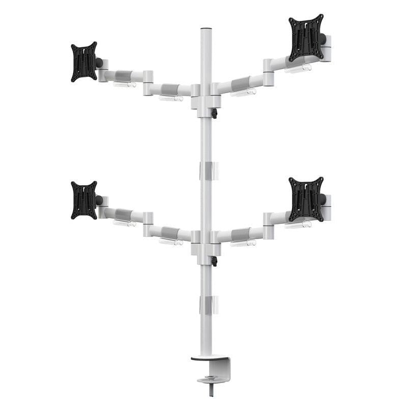 Light Gray Multibrackets M VESA Deskmount Officeline Quad White