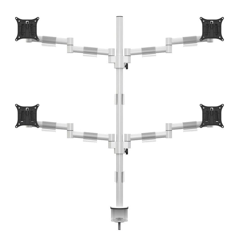 Dark Slate Gray Multibrackets M VESA Deskmount Officeline Quad White