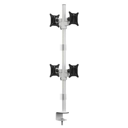 Dark Slate Gray Multibrackets M VESA Deskmount Officeline Quad B2B White
