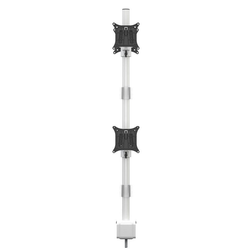 Dark Slate Gray Multibrackets M VESA Deskmount Officeline Quad B2B White