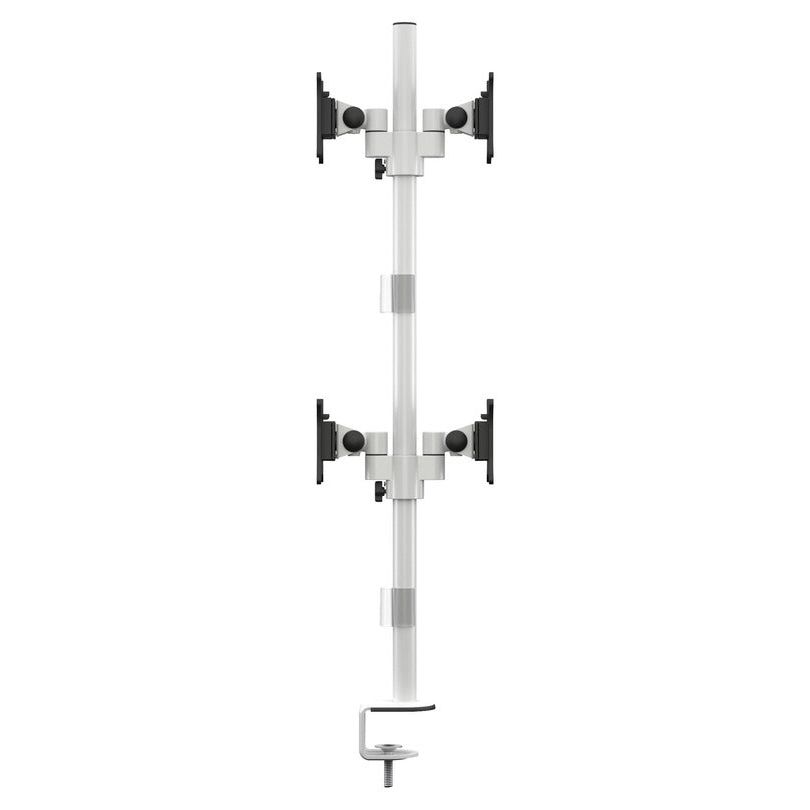 Light Gray Multibrackets M VESA Deskmount Officeline Quad B2B White