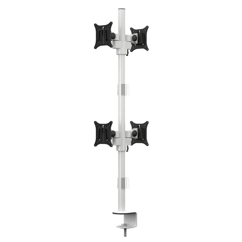 Dark Slate Gray Multibrackets M VESA Deskmount Officeline Quad B2B White
