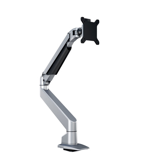 Dark Gray Multibrackets M VESA Gas Lift Arm Single Silver HD