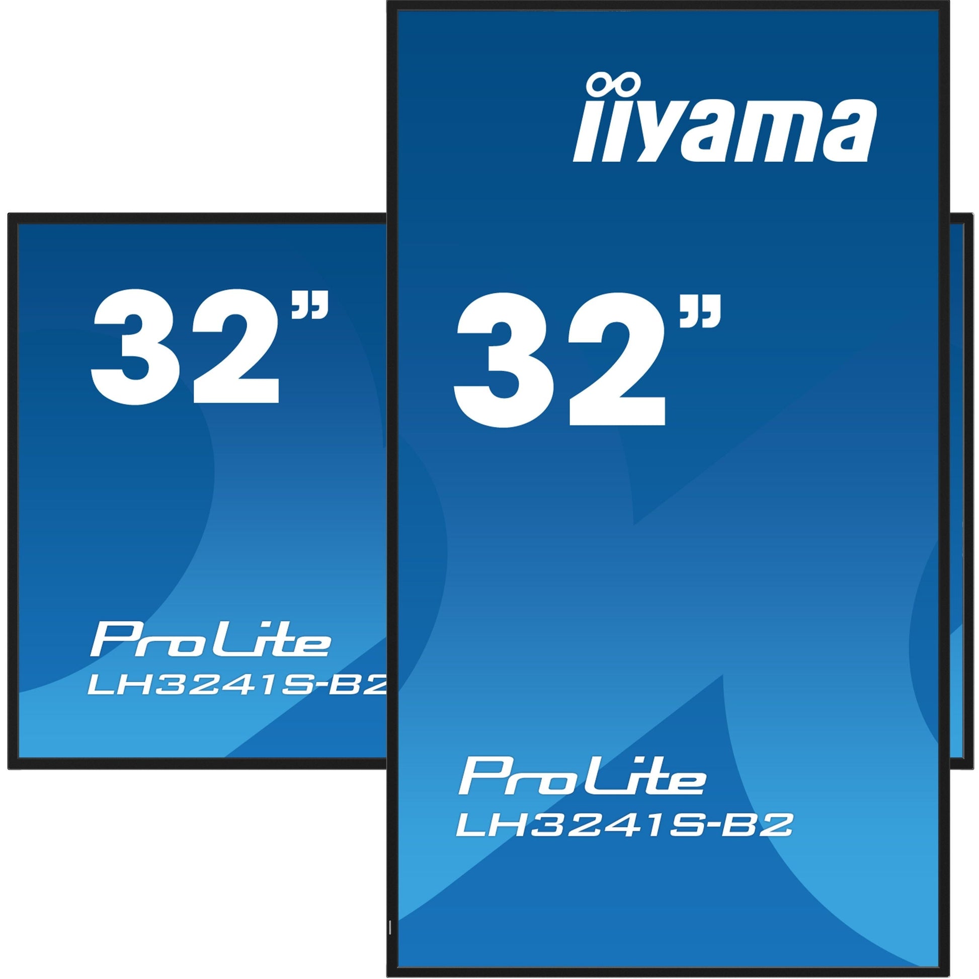 Dark Cyan iiyama LH3241S-B2 Signage Display Kiosk design 80 cm (31.5") LED 350 cd/m² Full HD Black 24/7
