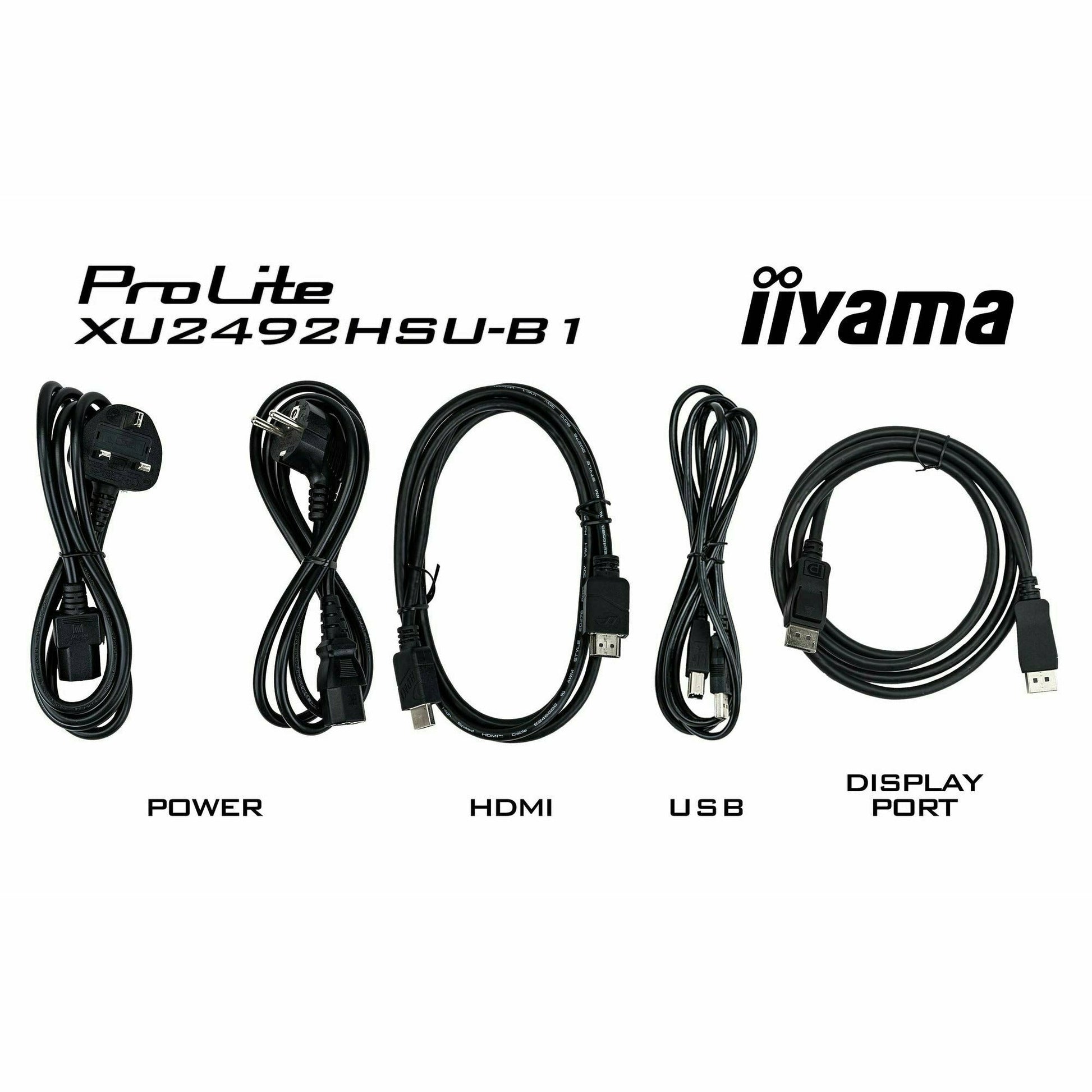 Lavender iiyama XU2492HSU-B1 24" IPS LCD Slim Bezel Monitor